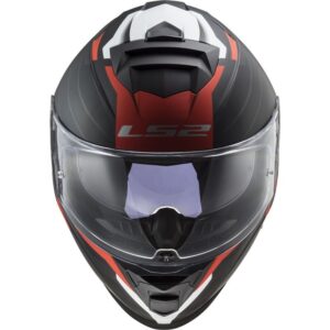 LS2 FF800 Storm II Nerve Matt Black / Red Helmet - Image 3