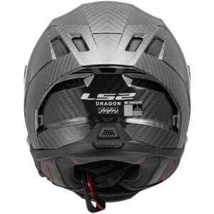 LS2 FF807 Dragon Carbon Matt Helmet - Image 3