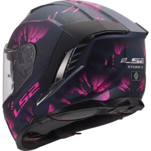 LS2 FF818 Storm III Burst Black / Pink Helmet - Image 3