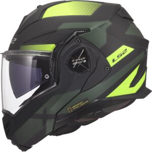 LS2 FF901 Advant X Nova Matt Black / H-V Yellow Helmet - Image 3