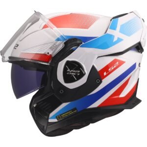 LS2 FF901 Advant X Nova White / Blue / Red Helmet - Image 3
