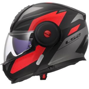 LS2 FF902 Scope II Duria Matt Black / Red Helmet - Image 3
