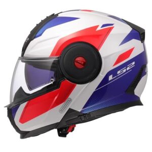 LS2 FF902 Scope II Duria White / Blue / Red Helmet - Image 3