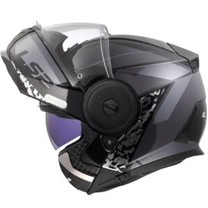 LS2 FF902 Scope II Oxyd Black / Titanium Helmet - Image 3