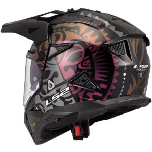 LS2 MX702 Pioneer II Rangi Black Helmet - Image 3