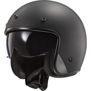 LS2 OF601 Bob II Matt Black Helmet - Image 1