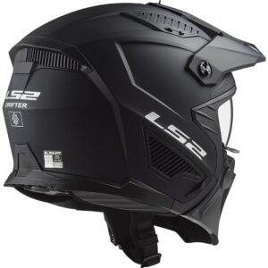 LS2 OF606 Drifter Matt Black Helmet - Image 3