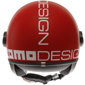 MOMO FGTR Classic Candy Matt Red / White Helmet - Image 3