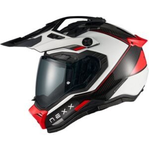 NEXX X.Rally Carbon Raid Blanco / Casco Rojo - Imagen 2