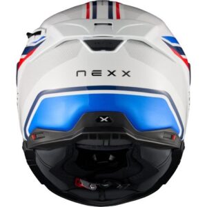 NEXX X.TR Quanta White / Blue Helmet - Image 3