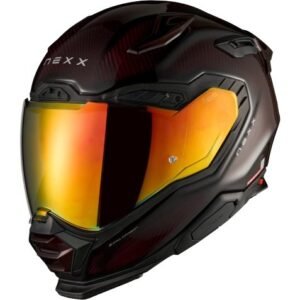 NEXX X.WST3 Carbono Lava Rojo Matt Casco - Imagen 1