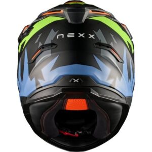 NEXX Y.Travl Primal Neon / Black Matt Helmet - Image 3