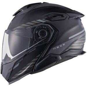 NEXX X.Lifetour Globe Black / Grey Matt Helmet - Image 3