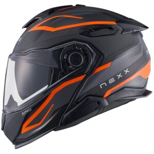 NEXX X.Lifetour Pro Mile Orange / Grey Matt Helmet - Image 3
