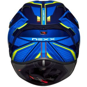 NEXX X.R3R Precision Blue / Neon Helmet - Image 3