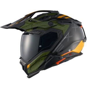 NEXX X.WED3 Carbon Furka Green / Yellow Helmet - Image 3