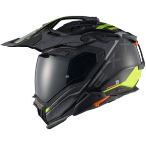 NEXX X.WED3 Carbon Furka Grey / Neon Helmet - Image 3
