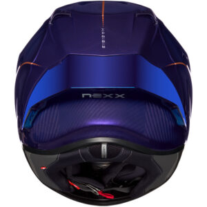 NEXX X.R3R Hagibis Carbon / Purple Helmet - Image 3