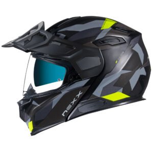 NEXX X.Vilijord Taiga Black / Neon Yellow Matt Helmet - Image 1