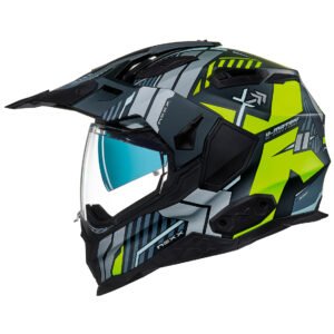 NEXX X.Wed 2 Wild Country Black / Neon Yellow Matt Helmet - Image 1