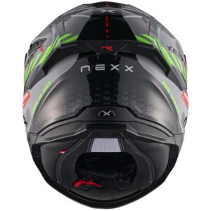 NEXX Y.100R Fade Grey / Black Helmet - Image 3