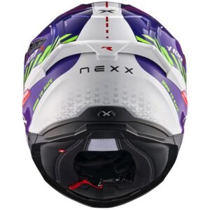 NEXX Y.100R Casco Púrpura / Blanco - Imagen 3
