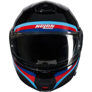 NOLAN N100-6 Assoluto Black / Blue / Red / Dark Blue Helmet - Image 3