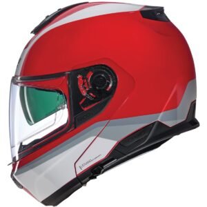 NOLAN N100-6 Casco rojo/blanco / Argento - Imagen 2