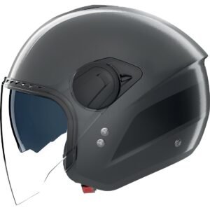 NOLAN N20-2 Visor Dolce Vita Grey Lava / Casco Negro Matte - Imagen 2