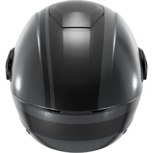 NOLAN N20-2 Visor Dolce Vita Grey Lava / Casco Negro Matte - Imagen 3