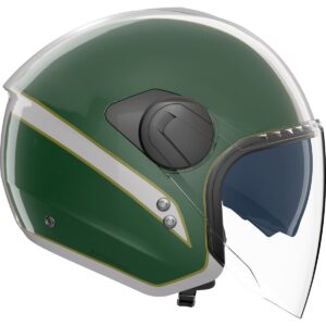 NOLAN N20-2 Visor Tricolore White / Green / Red Helmet - Image 3