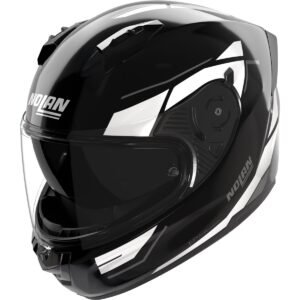 N60-6 Casco de metal negro/blanco - Imagen 1