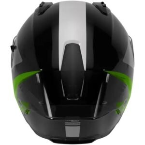 NOLAN N60-6 Sport Contrasto Black / Green Fluo Helmet - Image 3