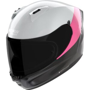 NOLAN N60-6 Verniciatura Speciale Negro / Perla / Casco Fucsia - Imagen 1