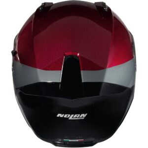NOLAN N60-6 Verniciatura Speciale Black / Visceral Red / Grey Helmet - Image 3