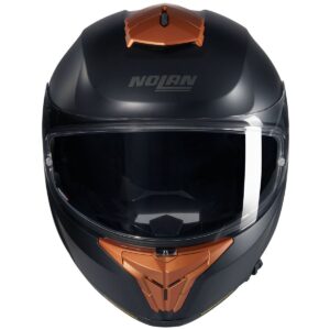 NOLAN N80-8 Classico Nobile Matt Black / Ochre Helmet - Image 3