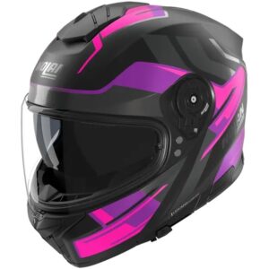 NOLAN N80-8 Casco de mate negro tritico / fucsia / antracita - Imagen 1