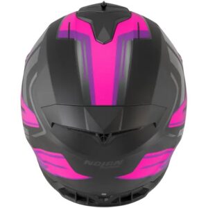 NOLAN N80-8 Casco de mate negro tritico / fucsia / antracita - Imagen 3
