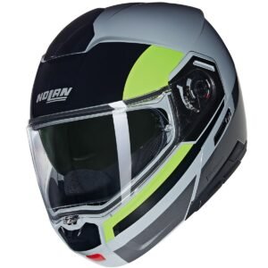 NOLAN N90-3 Casco Roboto Gris / Negro / Amarillo - Imagen 1