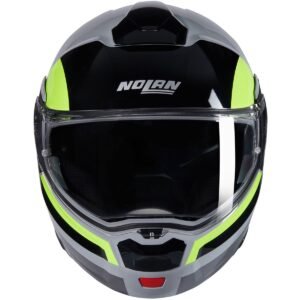 NOLAN N90-3 Casco Roboto Gris / Negro / Amarillo - Imagen 3