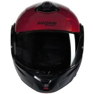 NOLAN X-1005 Ultra Carbon Verniciatura Speciale Carbon / Visceral Red Helmet - Image 3