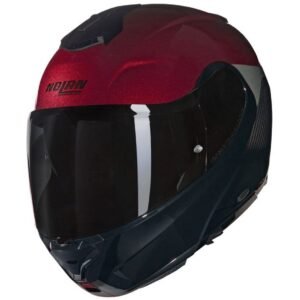 NOLAN X-1005 Ultra Carbon Verniciatura Speciale Carbon / Visceral Red Helmet - Image 1