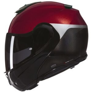 NOLAN X-1005 Ultra Carbon Verniciatura Speciale Carbon / Visceral Red Helmet - Image 2