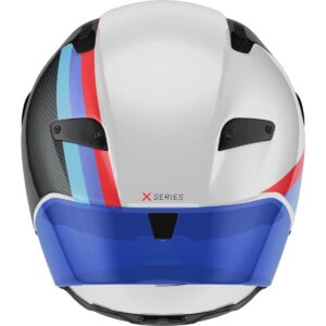 NOLAN X-804 RS Ultra Carbon Gemini Carbon / White / Blue / Red Helmet - Image 3