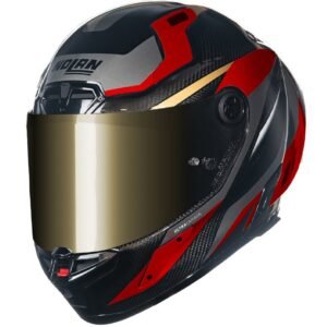 NOLAN X-804 RS Ultra Carbon Lesmo Carbon / Rojo / Gris / Casco Oro - Imagen 1