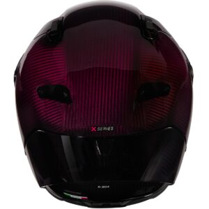 NOLAN X-804 RS Ultra Carbon Liquido Red Helmet - Image 3