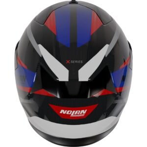 NOLAN X-904 Ultra Carbono Calibro Carbono / Antracita / Casco Azul / Rojo - Imagen 3