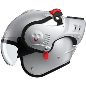 ROOF Boxer Alpha Matt Silver / White Helmet - Image 3