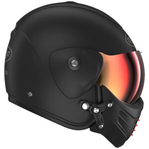 ROOF Roadster Hierro Matt Negro / Casco Rojo - Imagen 3