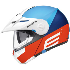 SCHUBERTH E1 Cut Blue Helmet - Image 2